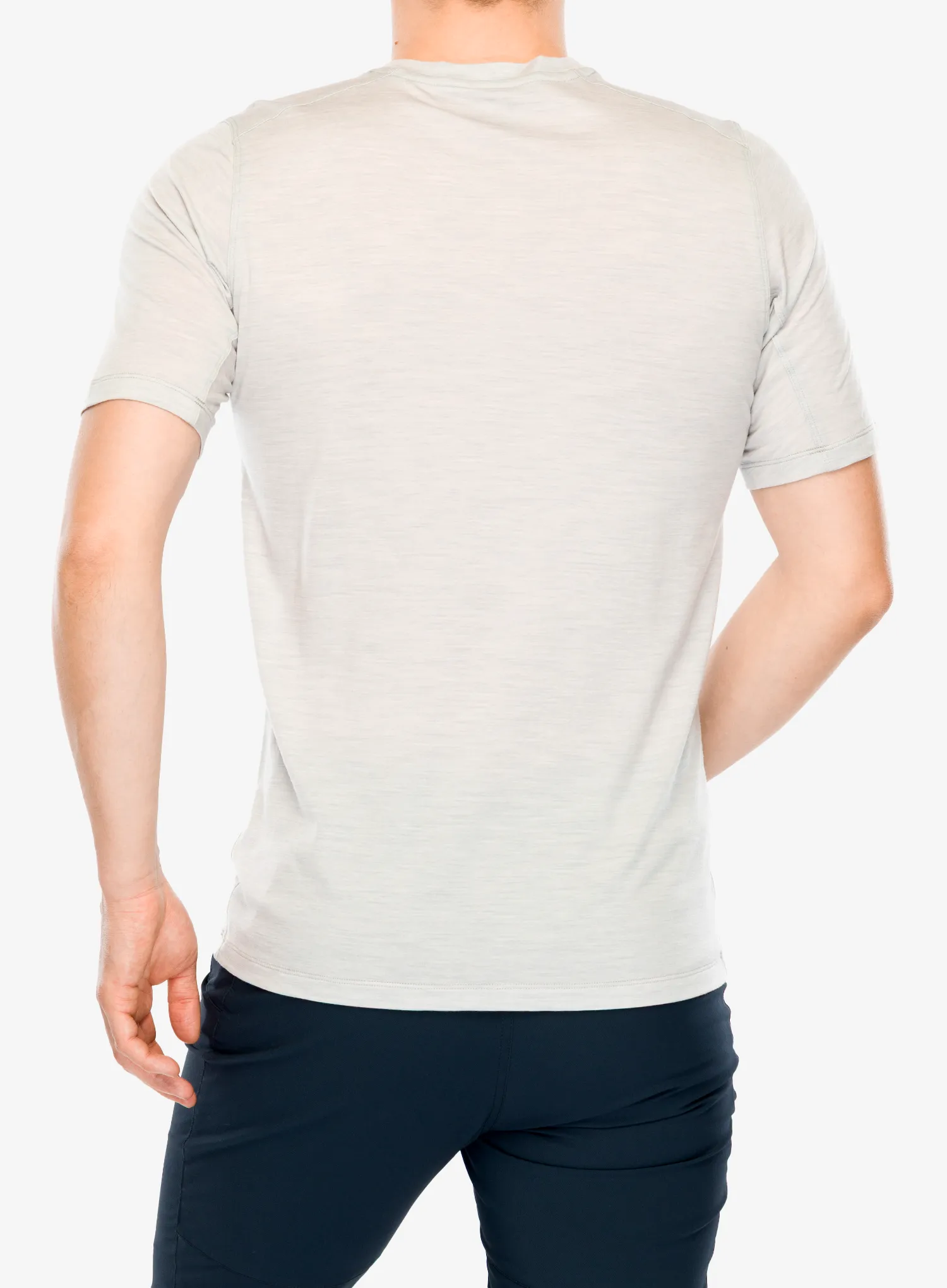 Merino triko Arcteryx Ionia Merino Wool SS - solitude heather