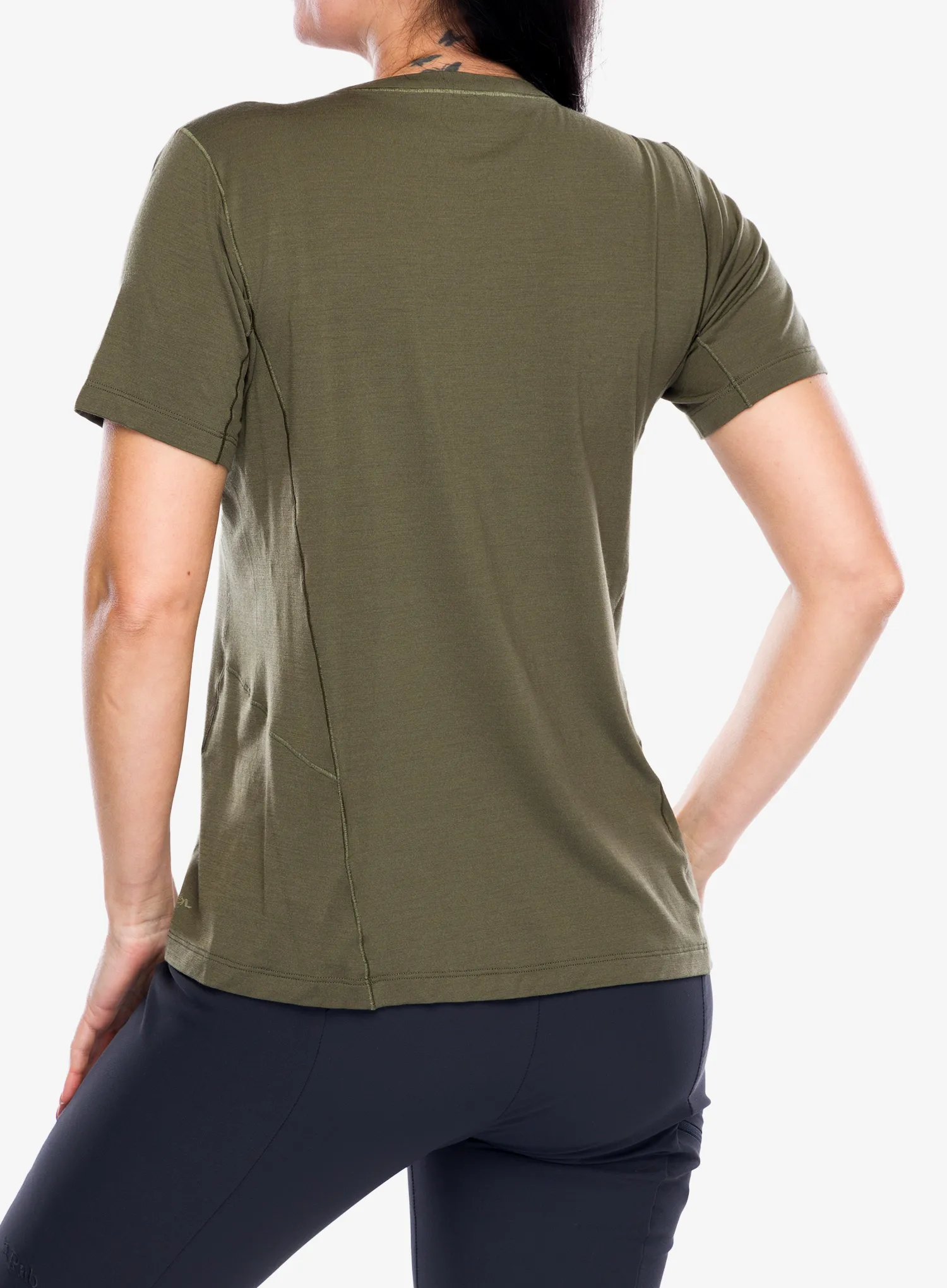 Merino triko dámské Arcteryx Lana Merino Wool Crew SS  - tatsu