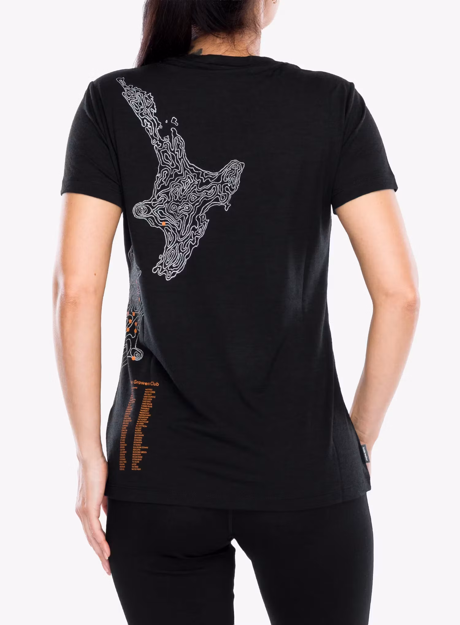 Merino triko dámské Icebreaker Merino 150 Tech Lite SS Scoop Tee 30th Anniversary - black