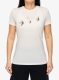 Merino triko dámské Icebreaker Merino 150 Tech Lite SS Tee Bird Transit - ecru hthr