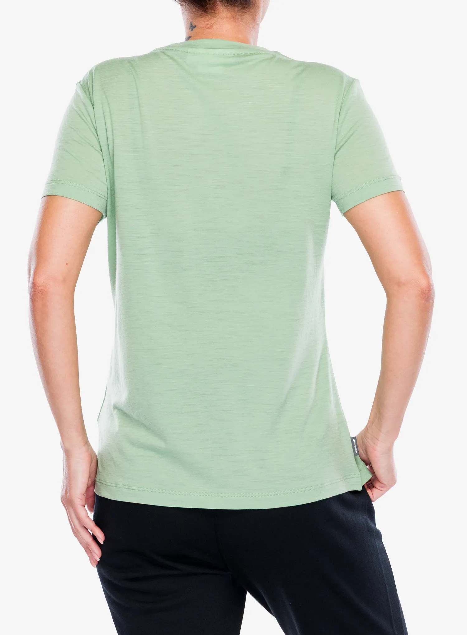 Merino triko dámské Icebreaker Merino 150 Tech Lite SS Tee Sunrise Sumit - seaglass