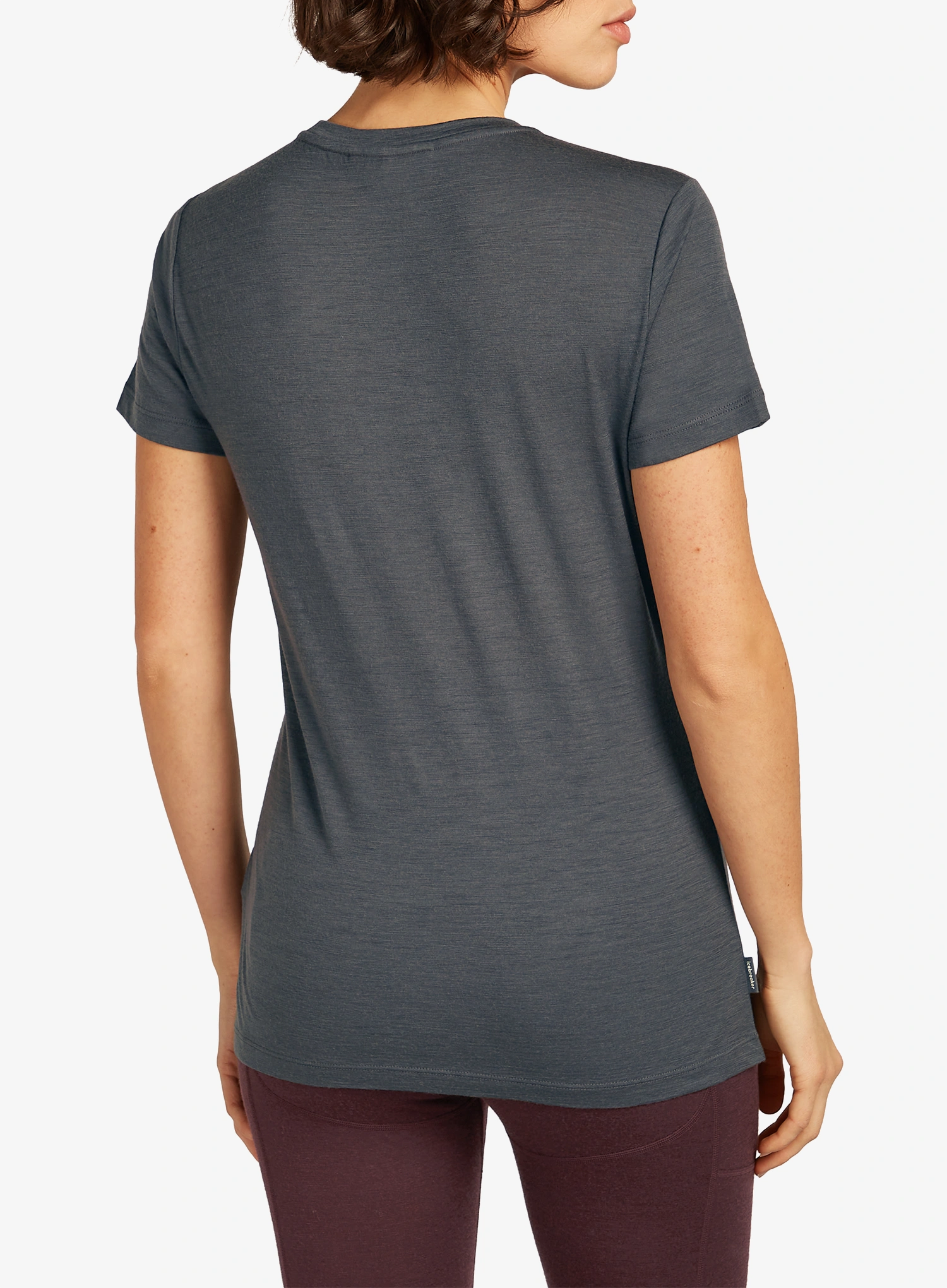 Merino triko dámské Icebreaker Merino 150 Tech Lite SS Tee Terrain - obsidian