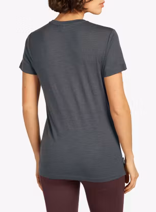 Merino triko dámské Icebreaker Merino 150 Tech Lite SS Tee Terrain - obsidian