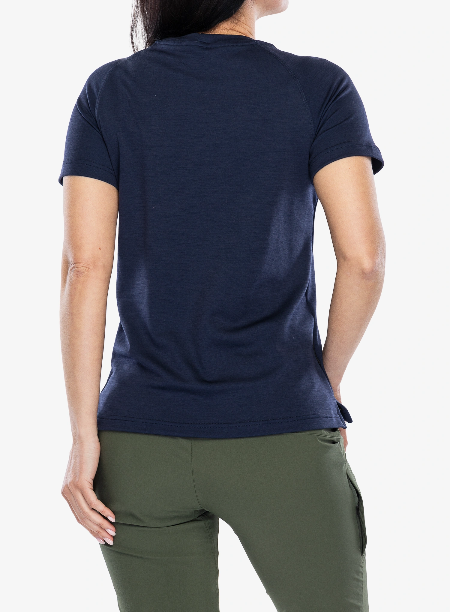 Merino triko dámské Sensor Merino Blend Moon SS Tee - deep blue