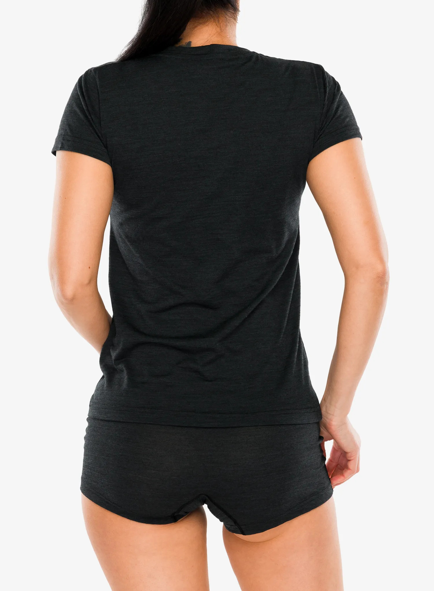 Merino triko dámské Sensor Merino Cordura SS Tee - black