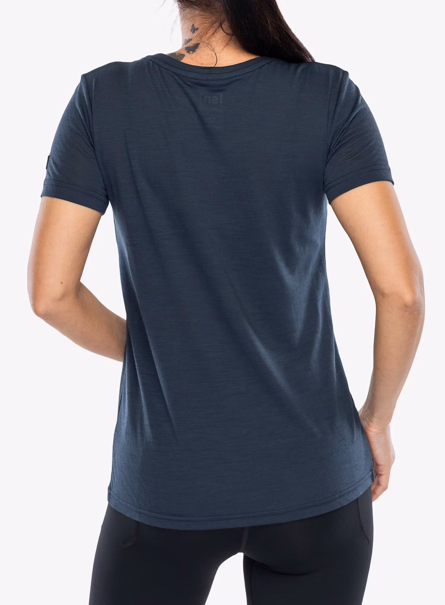 Merino triko dámské Super.natural Berggluck Tee - blueberry/cooper
