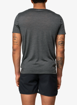 Merino triko Devold Active Outline Tee - anthracite