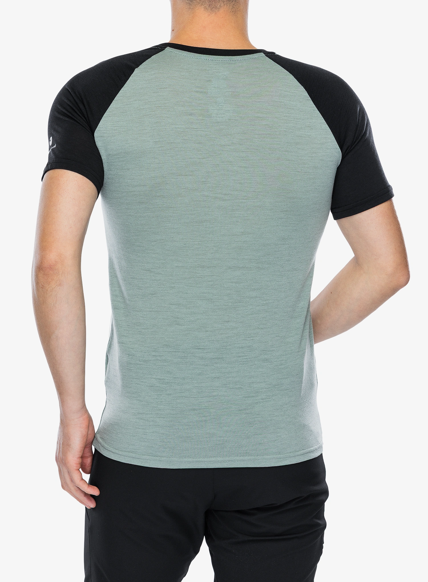 Merino triko Hannah Taregan - anthracite/lily pad