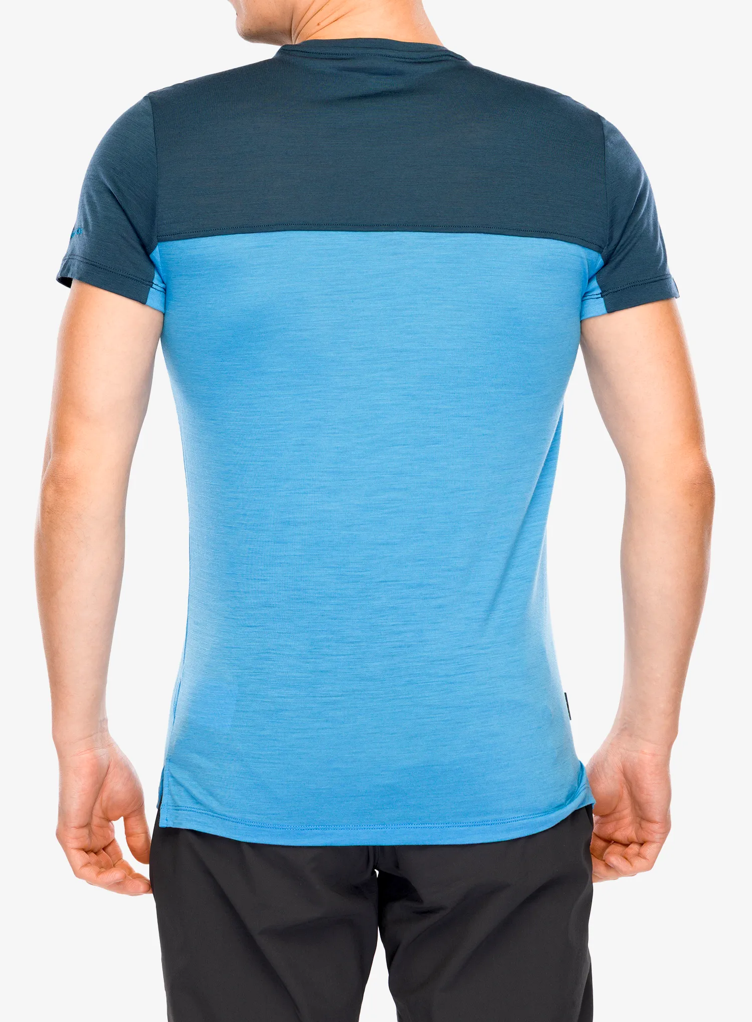 Merino triko Icebreaker Merino 125 Cool-Lite Sphere III SS Tee Colour Block - arctic/abyss/cb