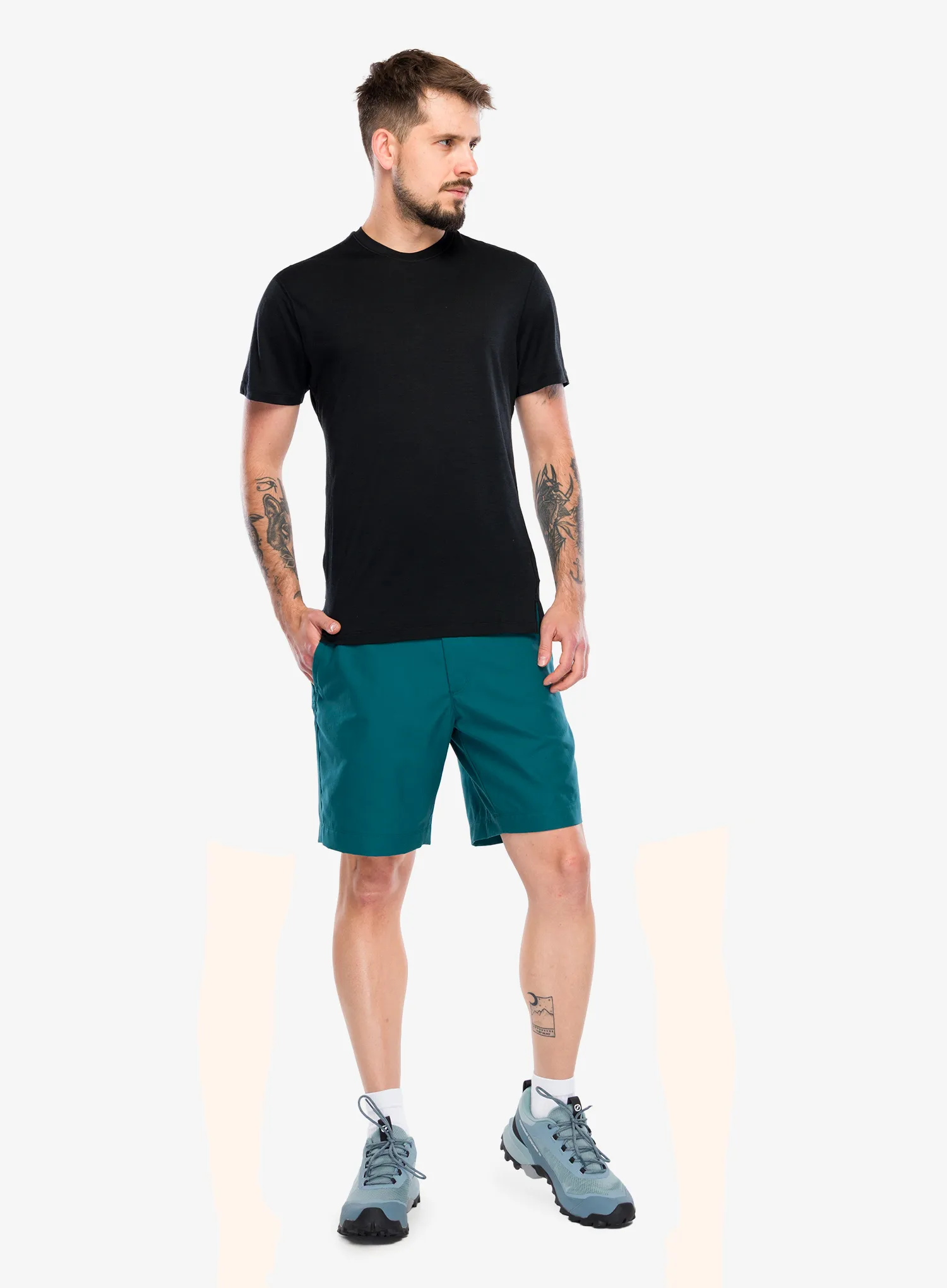 Merino triko Icebreaker Merino 150 Ace SS Tee - black
