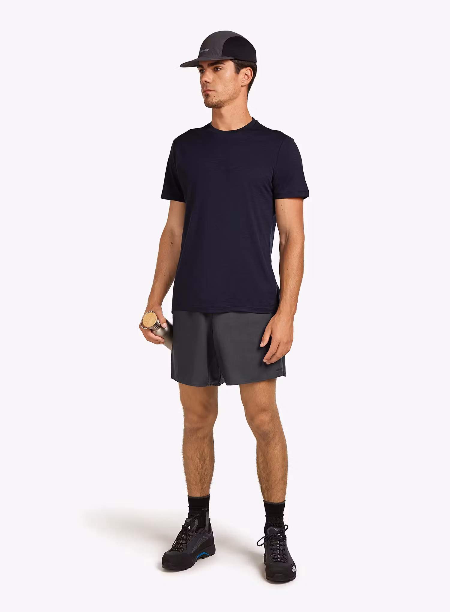 Merino triko Icebreaker Merino 150 Tech Lite III SS Tee - midnight navy
