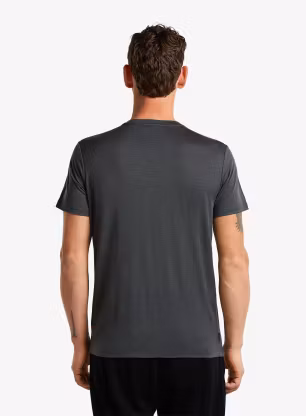 Merino triko Icebreaker Merino 150 Tech Lite SS Tee Bear Tour - obsidian