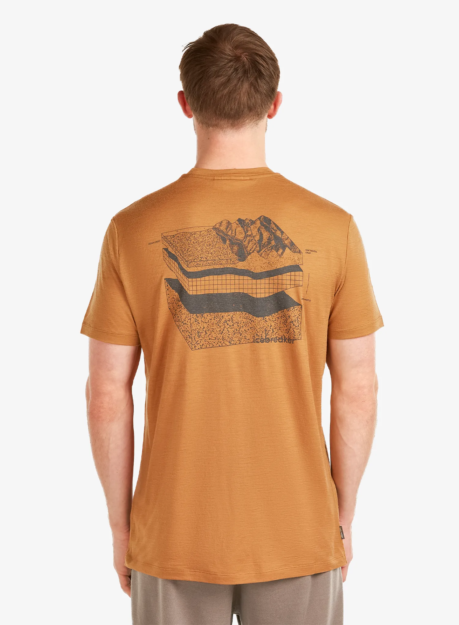 Merino triko Icebreaker Merino 150 Tech Lite SS Tee Evolving Layers - trail