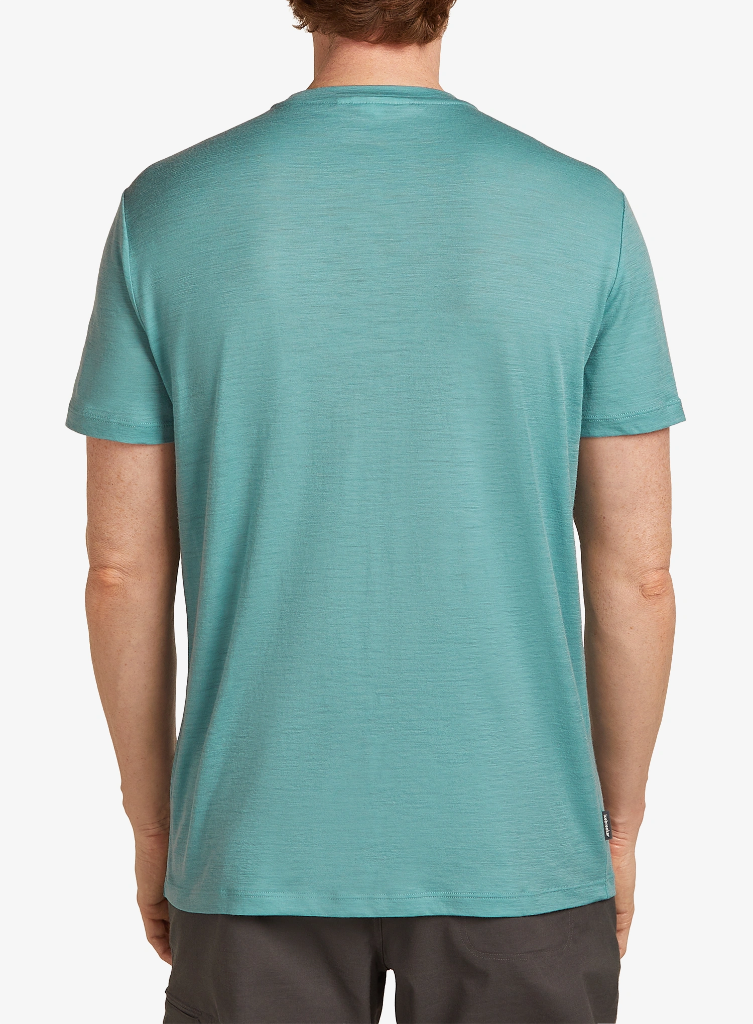 Merino triko Icebreaker Merino 150 Tech Lite SS Tee The Peaks - hydro