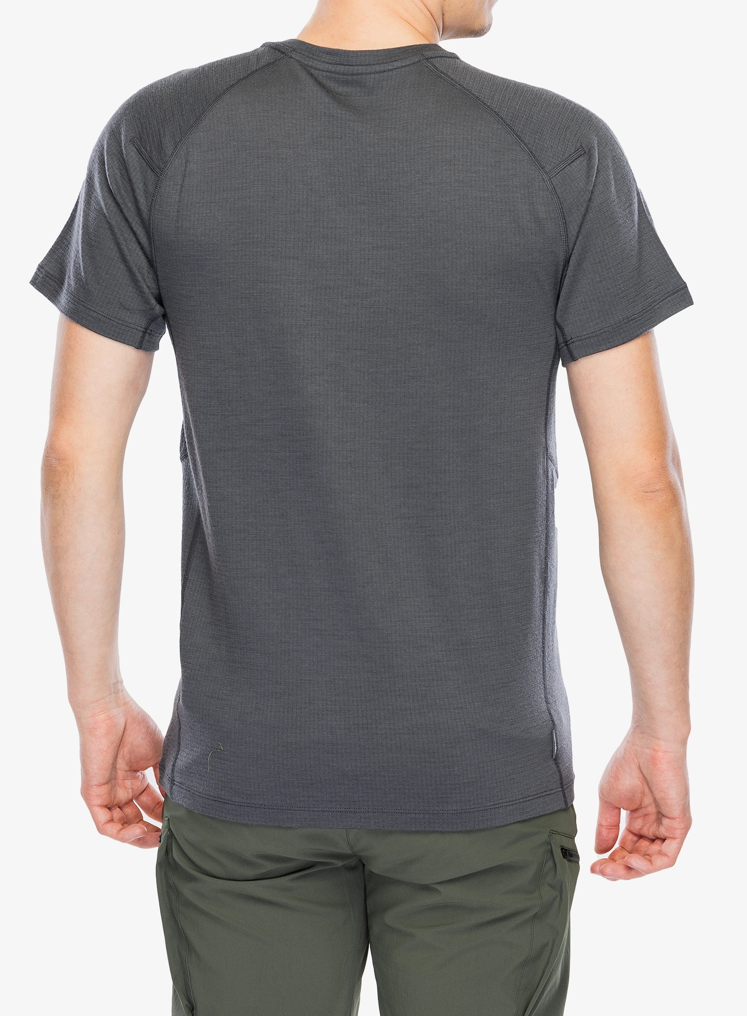 Merino triko Icebreaker Merino 200 Waffle Elevation SS Tee - obsidian