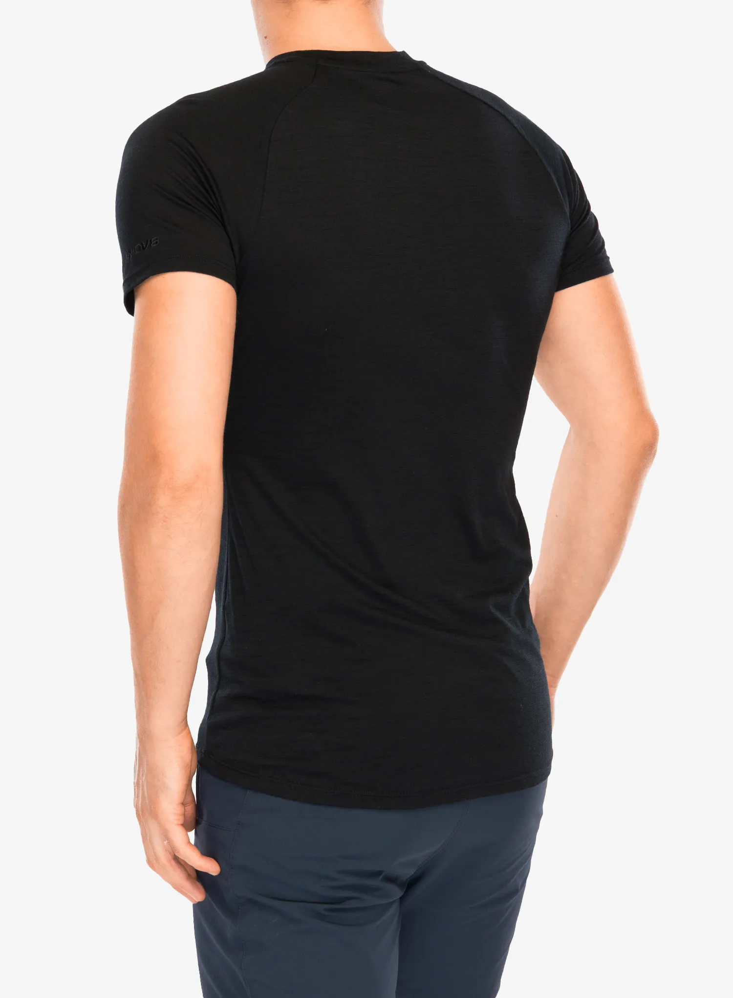 Merino triko Inov-8 Merino Short Sleeve T-Shirt - black