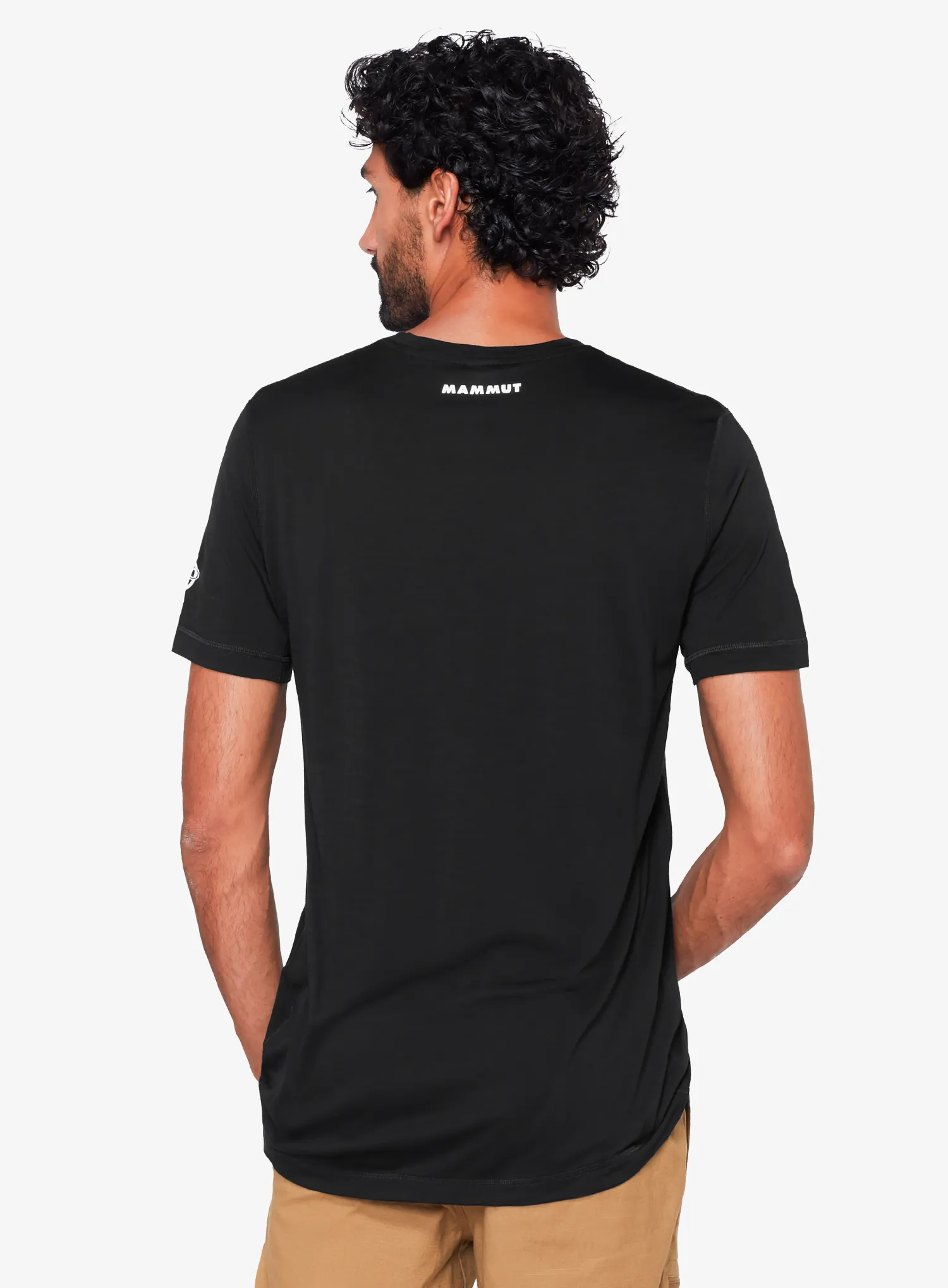 Merino triko Mammut Tree Wool FL T-Shirt - black/black