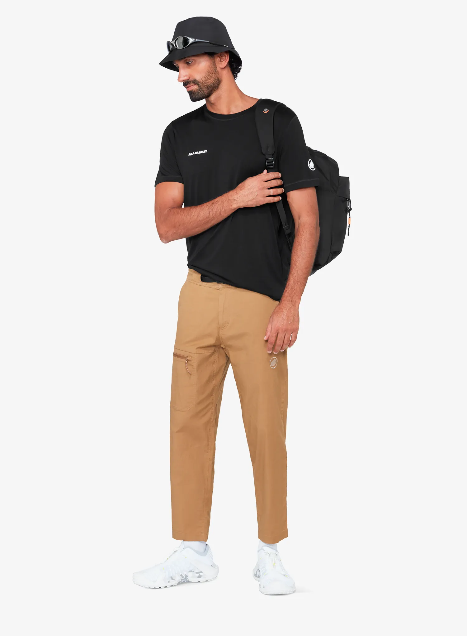 Merino triko Mammut Tree Wool FL T-Shirt - black/black