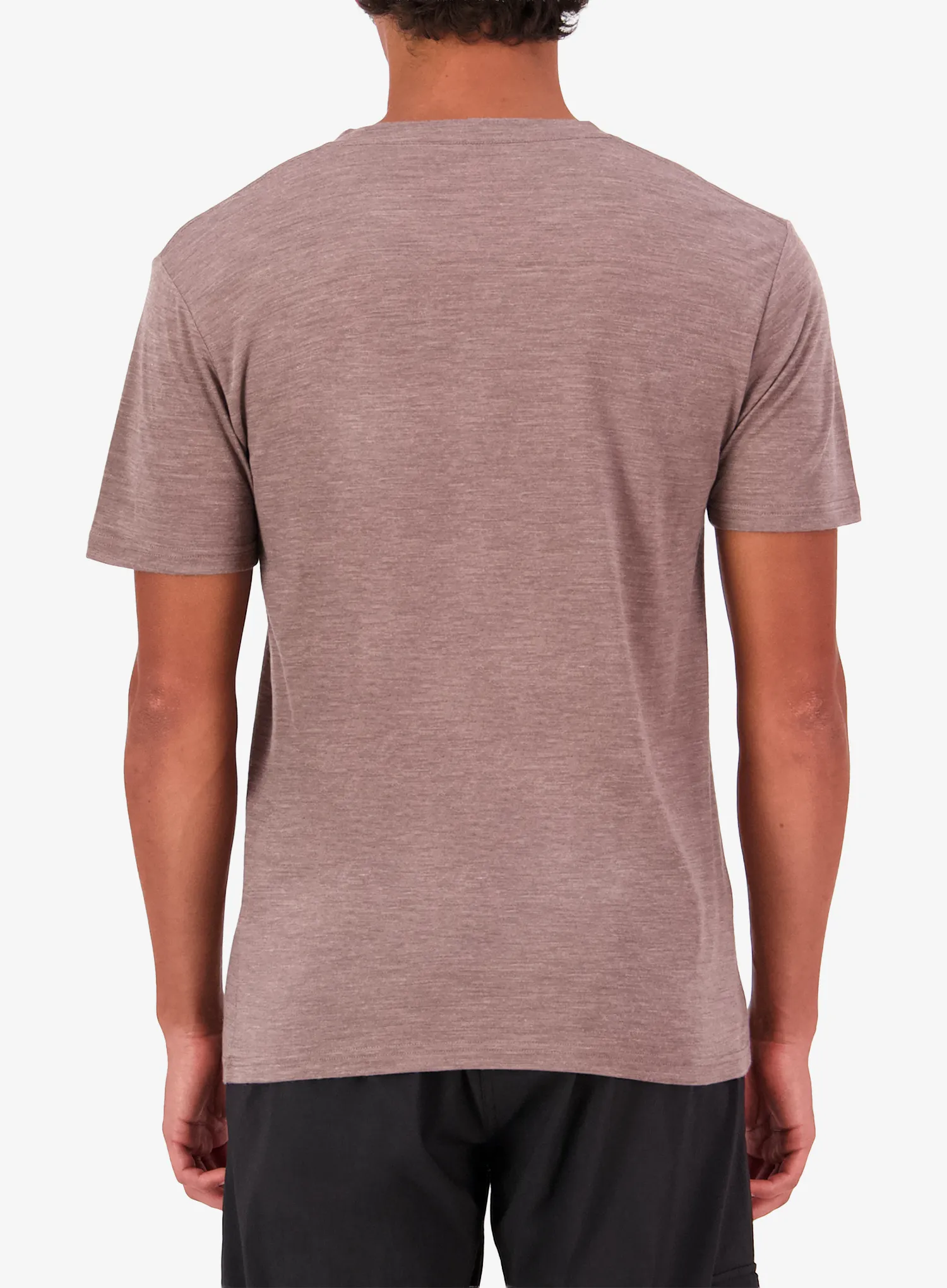 Merino triko Mons Royale Zephyr Merino Tencel T-Shirt - chestnut