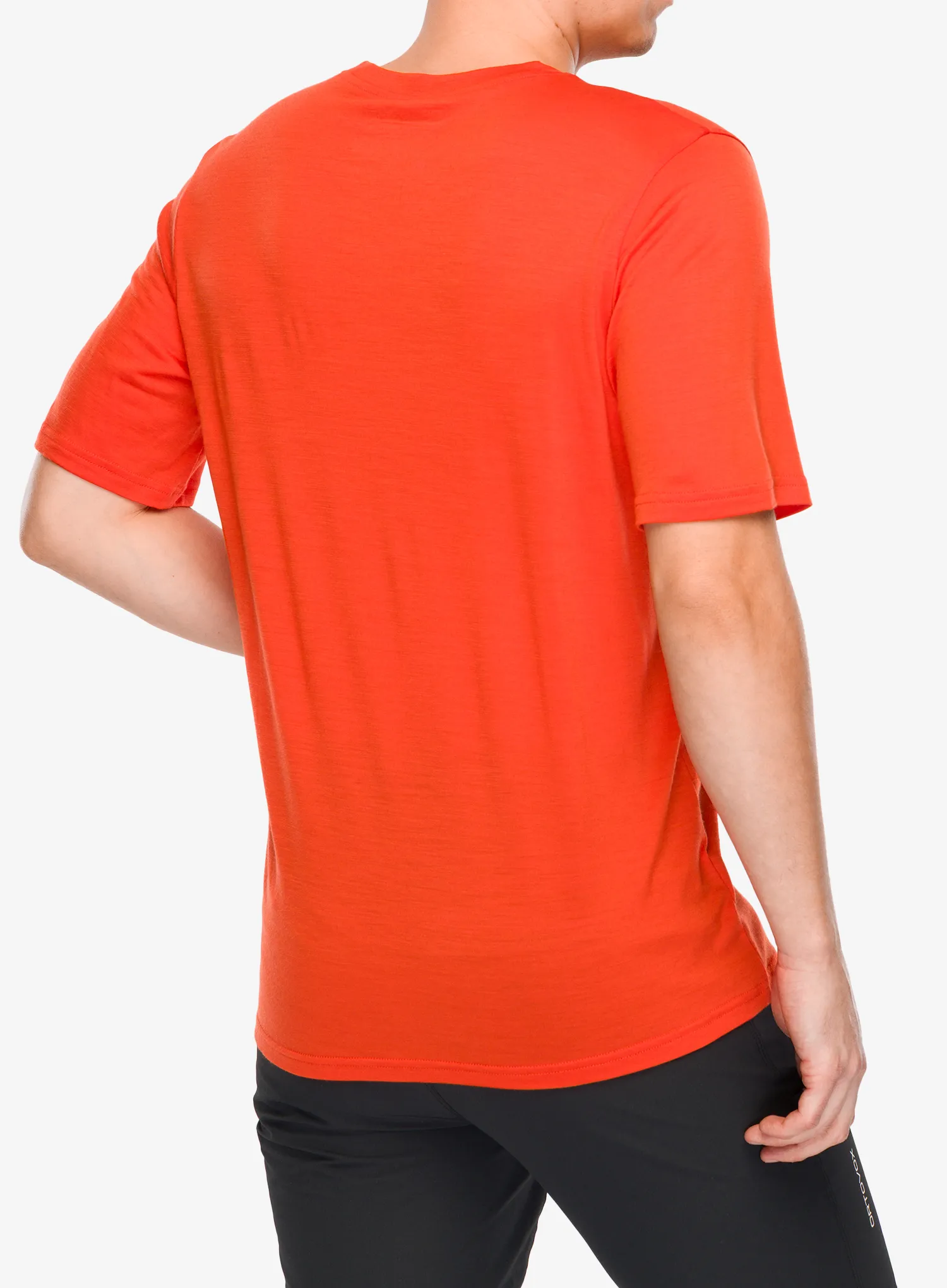 Merino triko Ortovox 140 Cool Mtn Gradient TS - hot orange