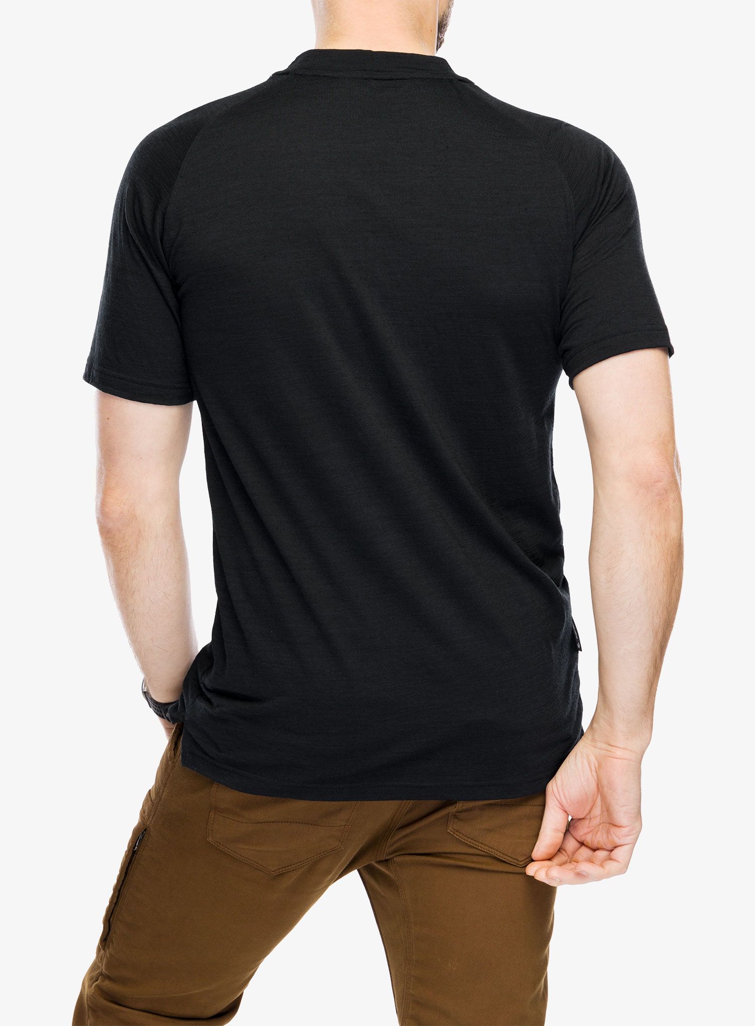 Merino triko Sensor Merino Air RJ Everest Tee - black