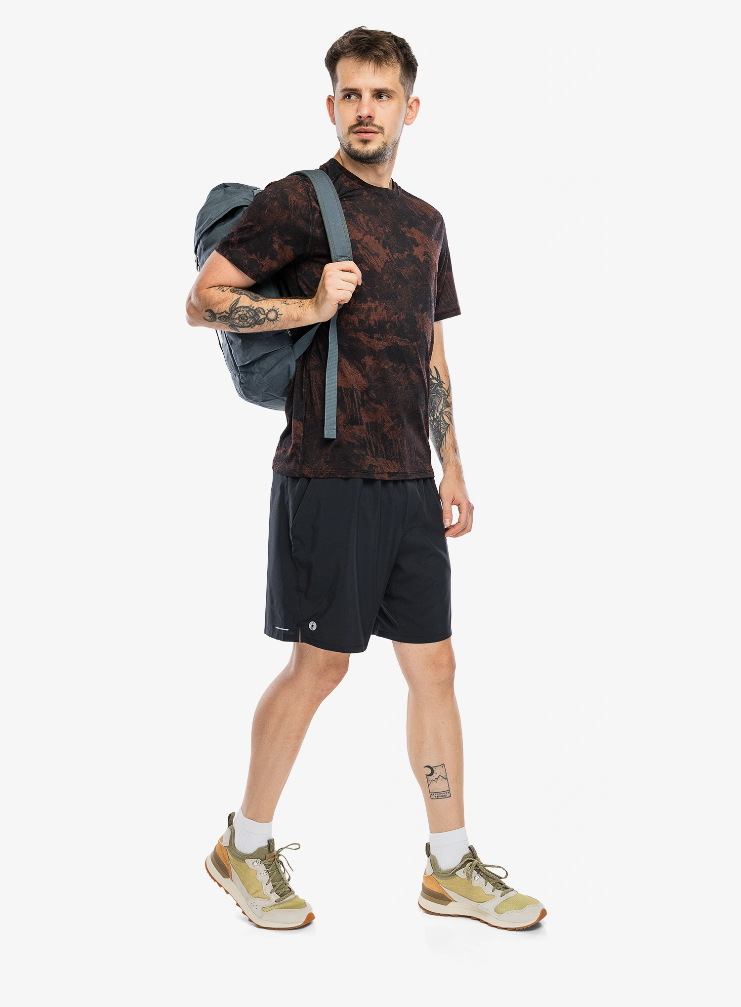Merino triko Smartwool Merino Short Sleeve Tee Boxed - sable brown mountain