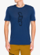 Merino triko Super.natural Carabineri Tee - ocean blue/blueberry