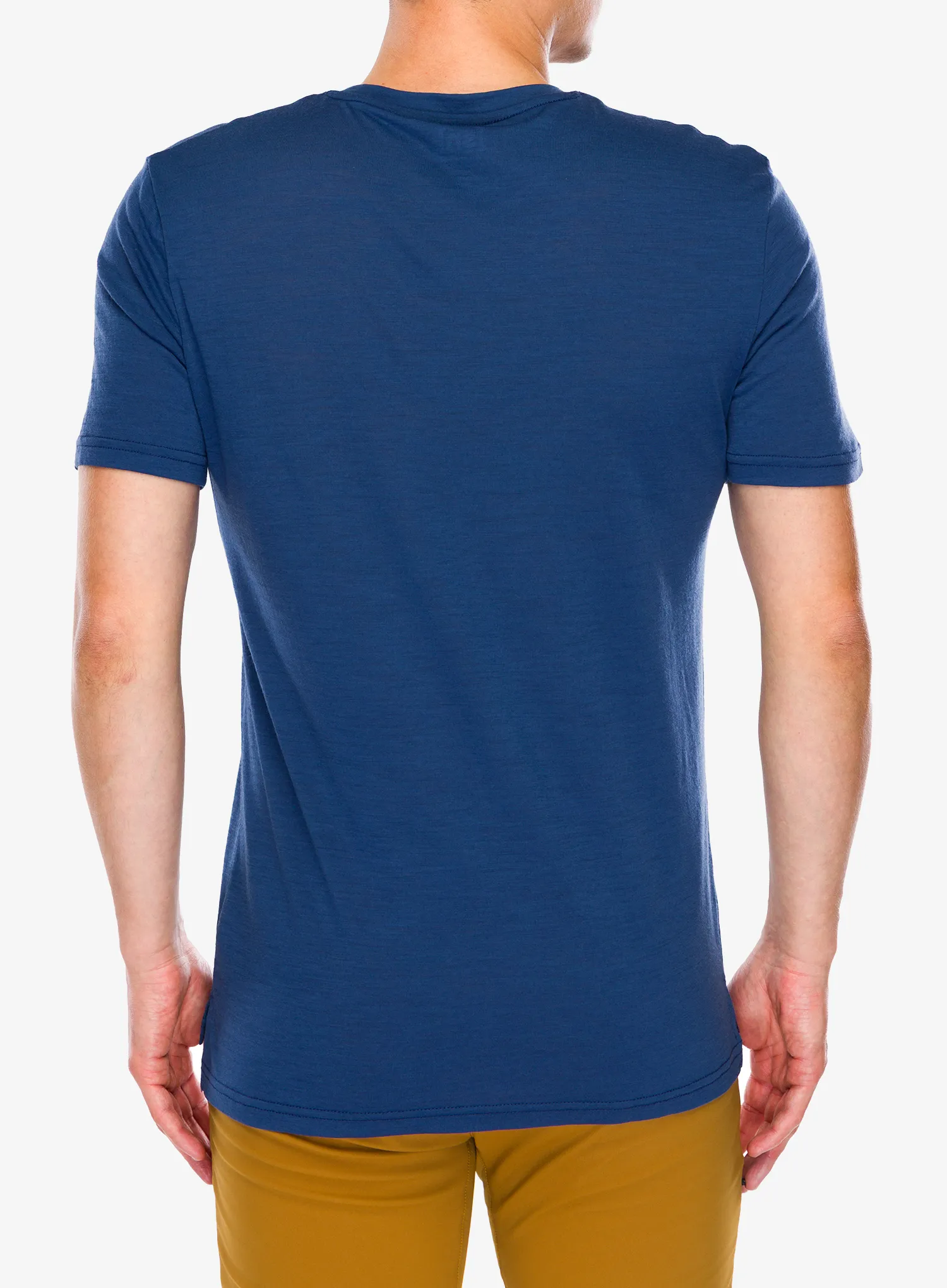 Merino triko Super.natural Carabineri Tee - ocean blue/blueberry