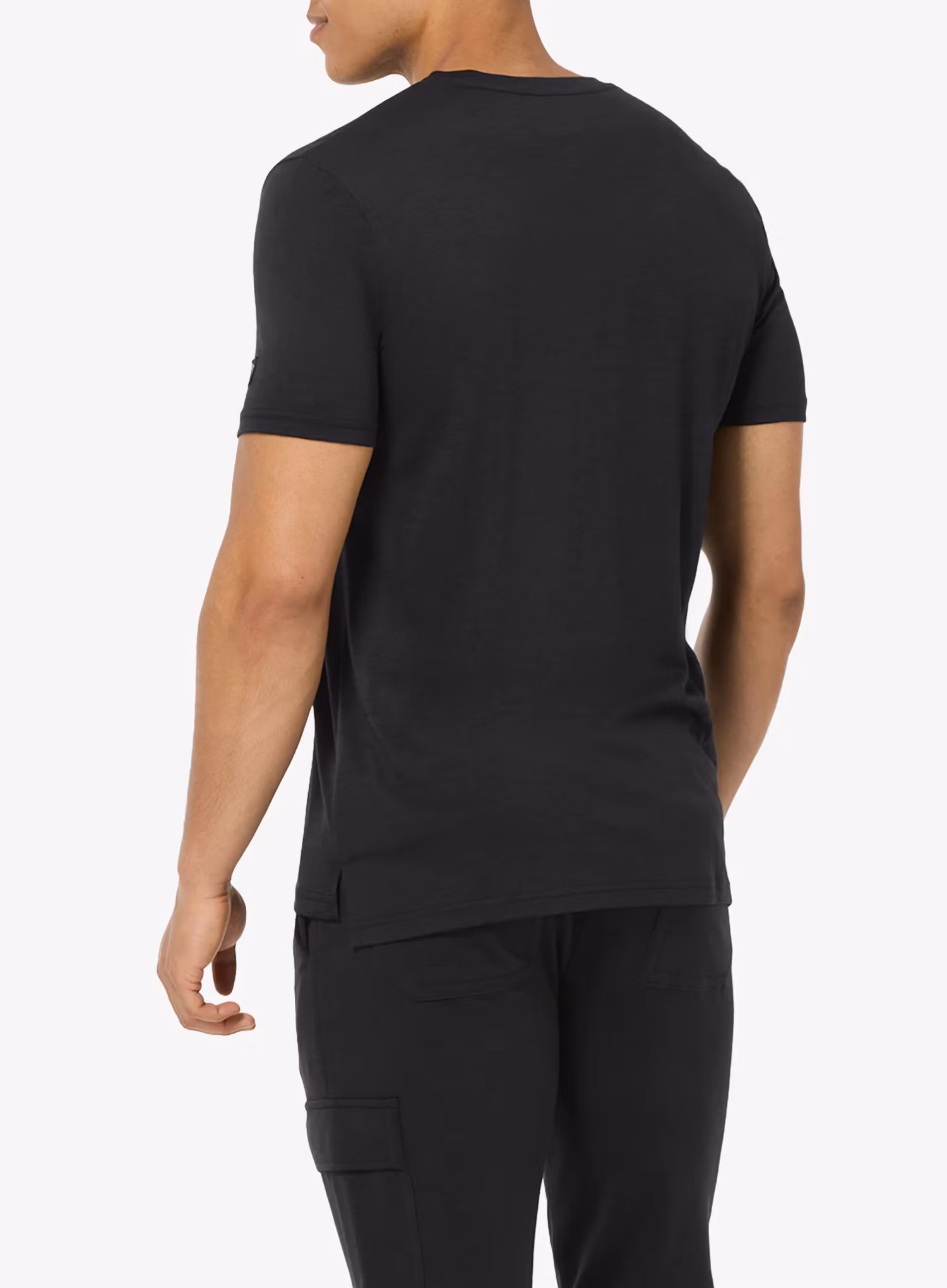 Merino triko Super.natural Go Hiking Tee - jet black/various