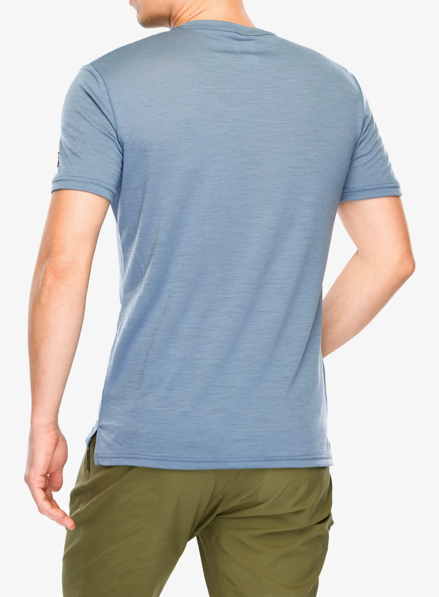 Merino triko Super.natural Sn Sailor Tee - flint stone/b.berry/h.risk red