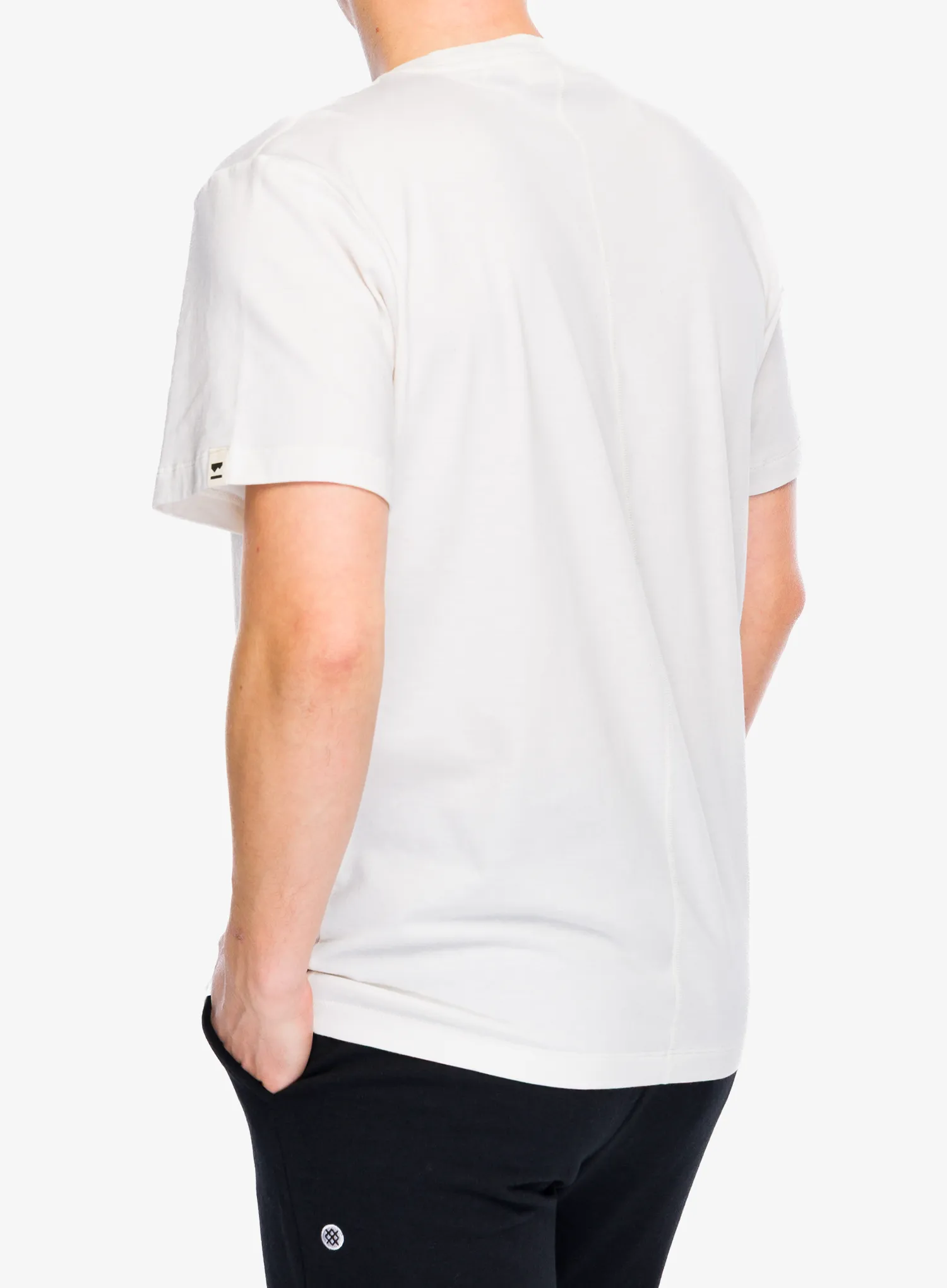 Tričko Mons Royale Yonder Merino Organic Cotton T-Shirt - vintage white