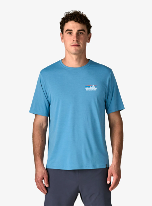 Tričko Patagonia Cap Cool Daily Shirt 73 Skyline - shore blue/l.shore blue x-dye