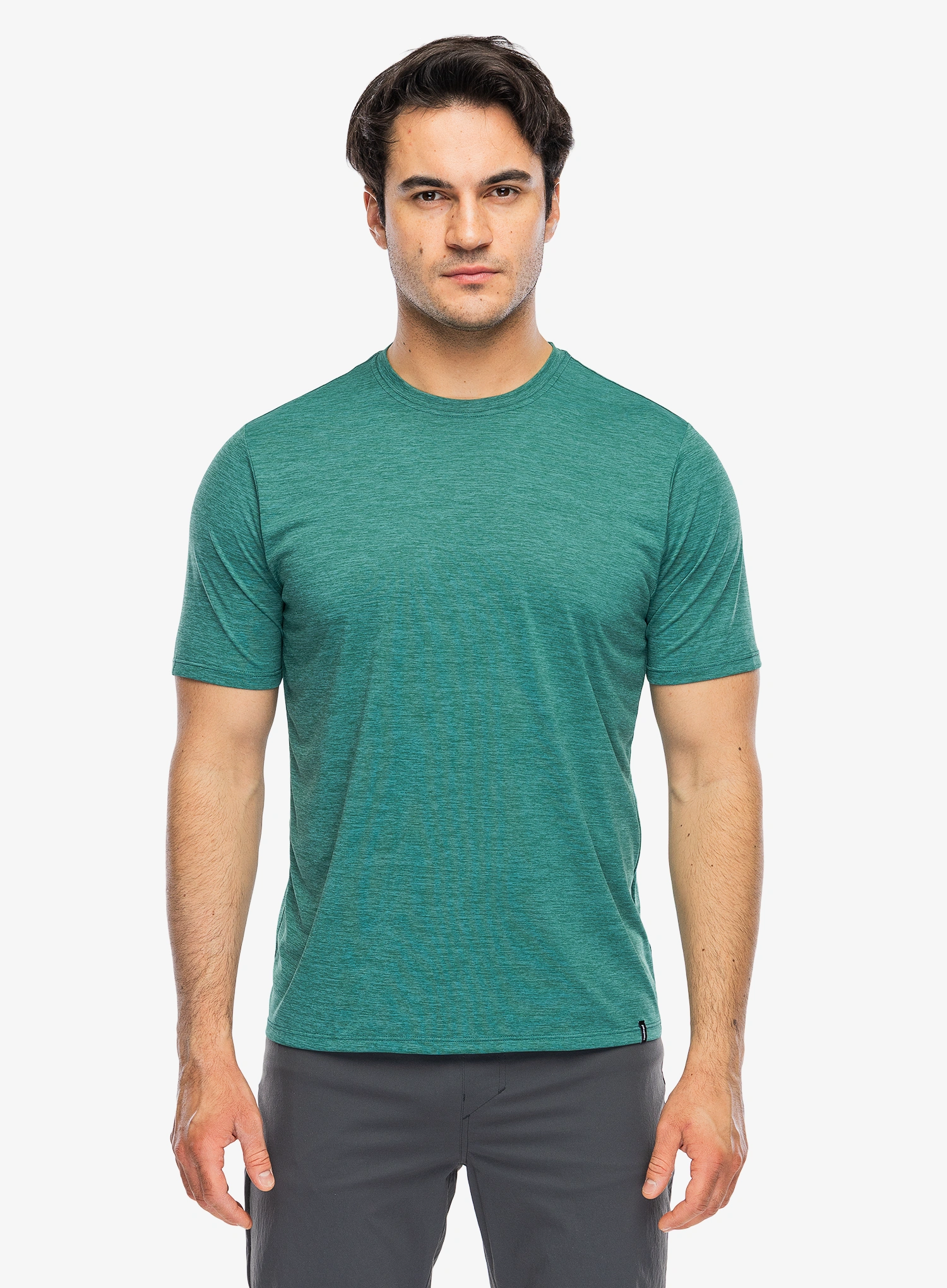 Tričko Patagonia Cap Cool Daily Shirt - green/light gem green x-dye