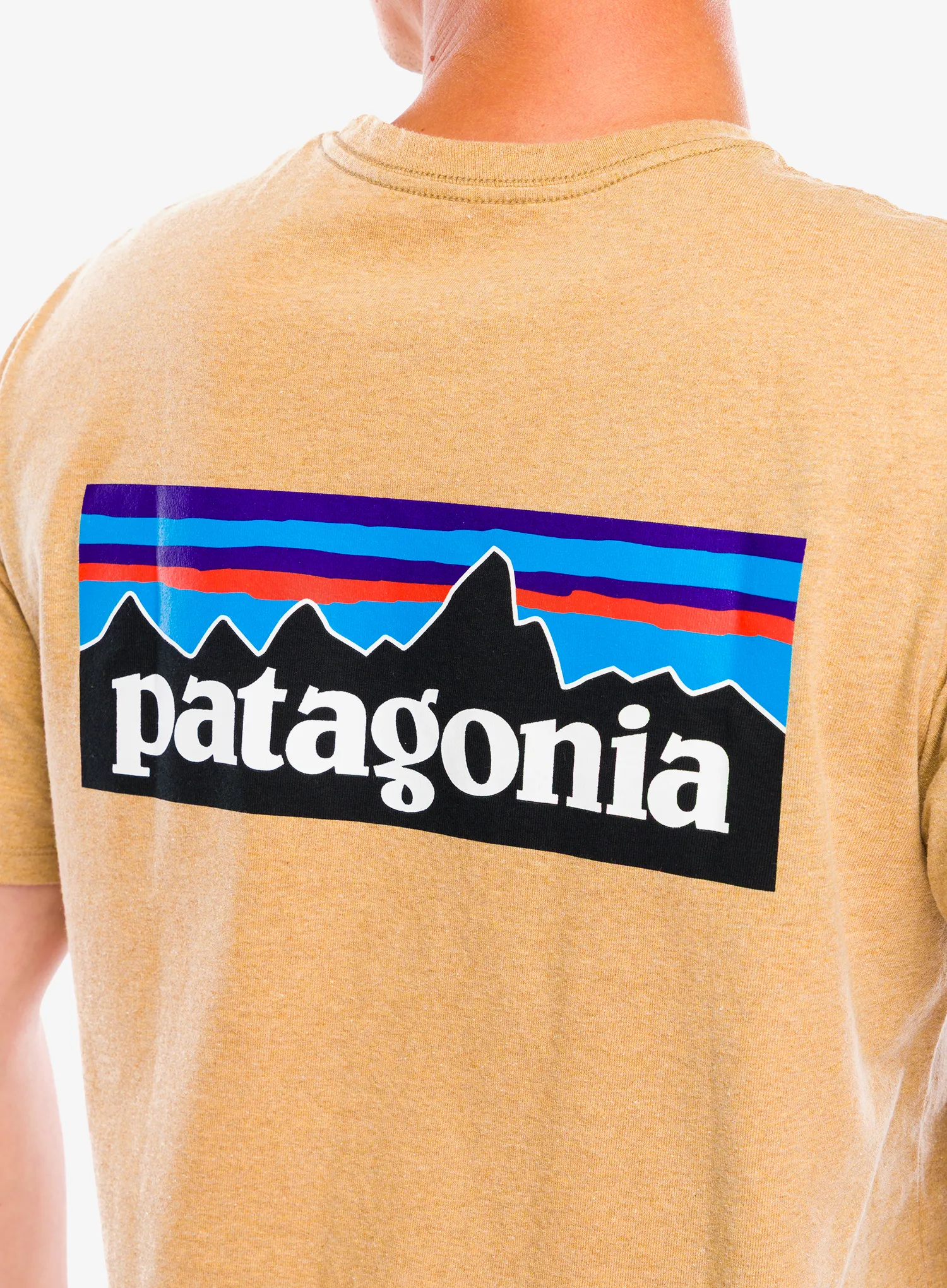 Tričko Patagonia P-6 Logo Responsibili-Tee - talon gold