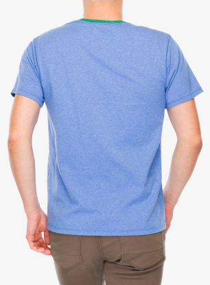 Tričko Patagonia Shop Sticker Pocket Responsibili-Tee - abundant blue