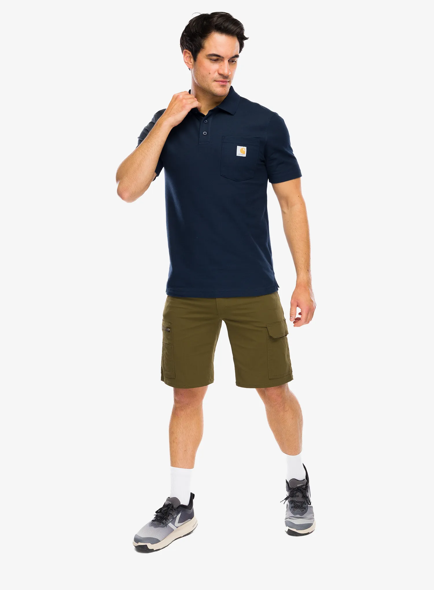 Polokošile Carhartt Loose Polo - navy