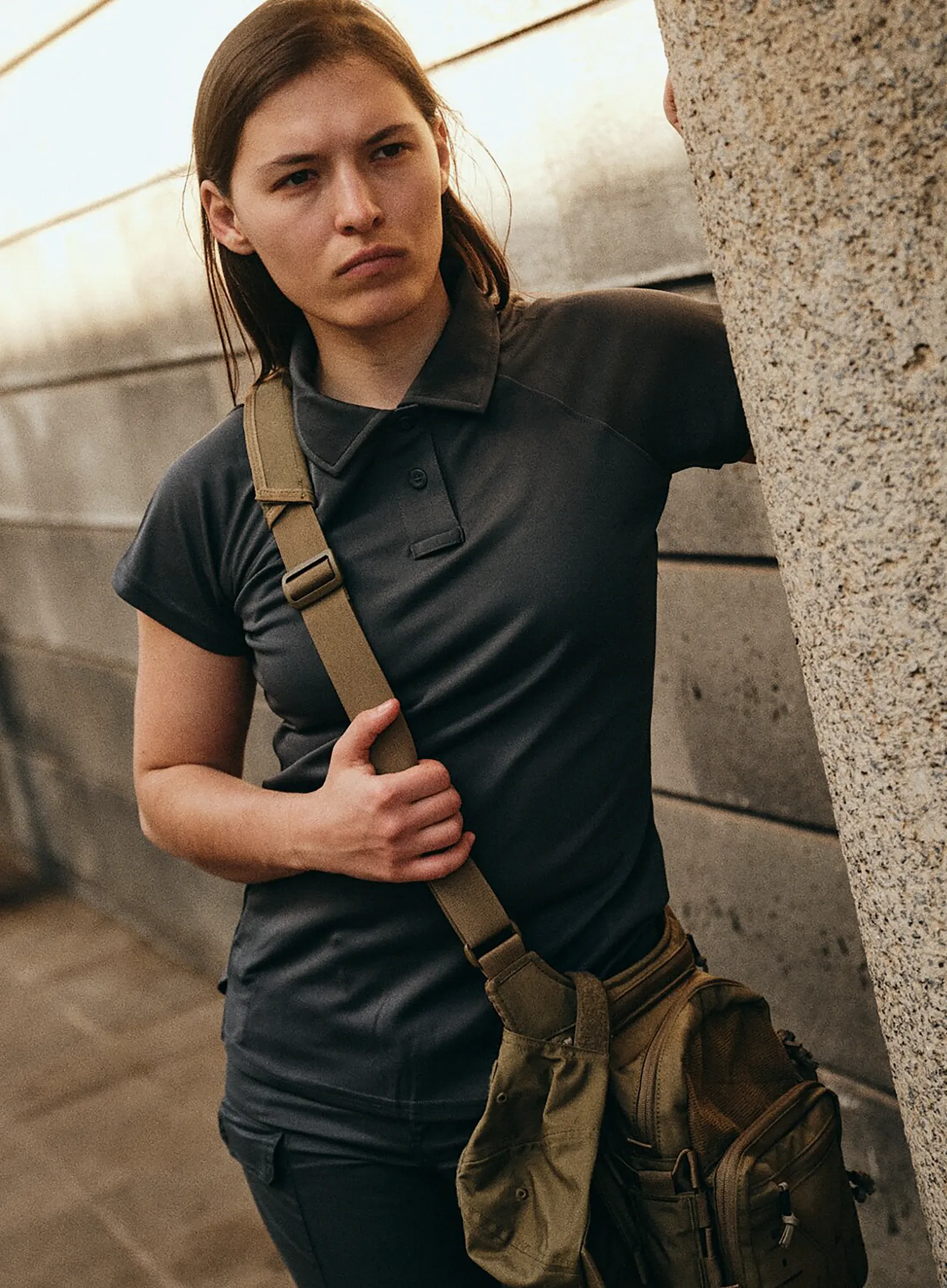 Dámské polokošile Helikon-Tex UTL Polo Shirt TopCool Lite - shadow grey