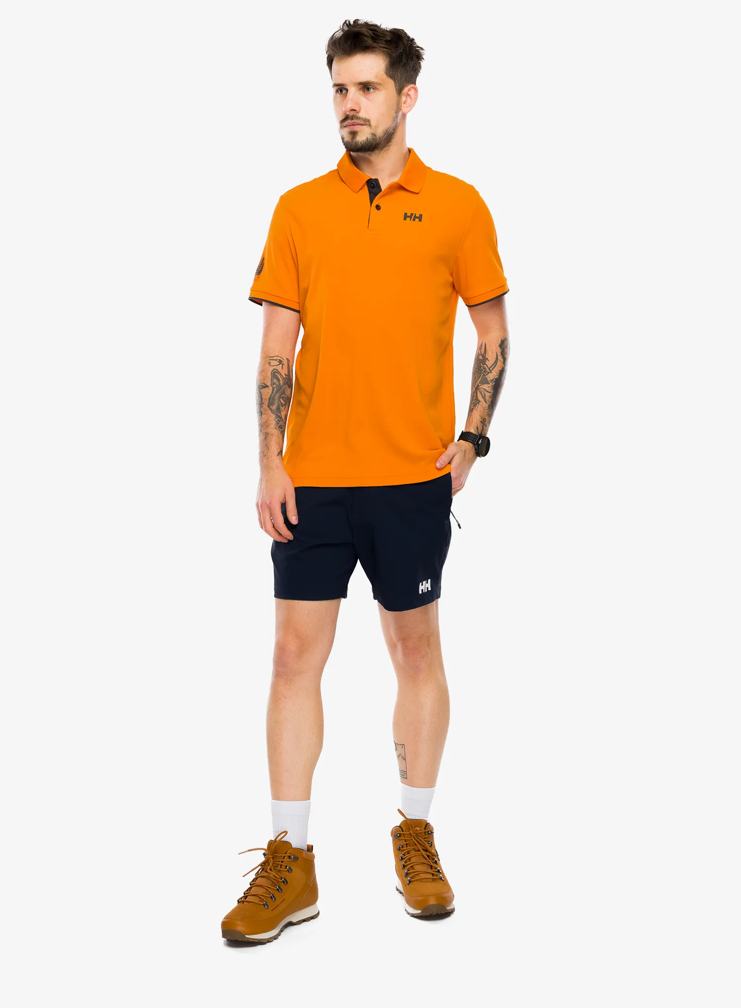 Polokošile Helly Hansen Ocean Polo 2.0 - ignite orange