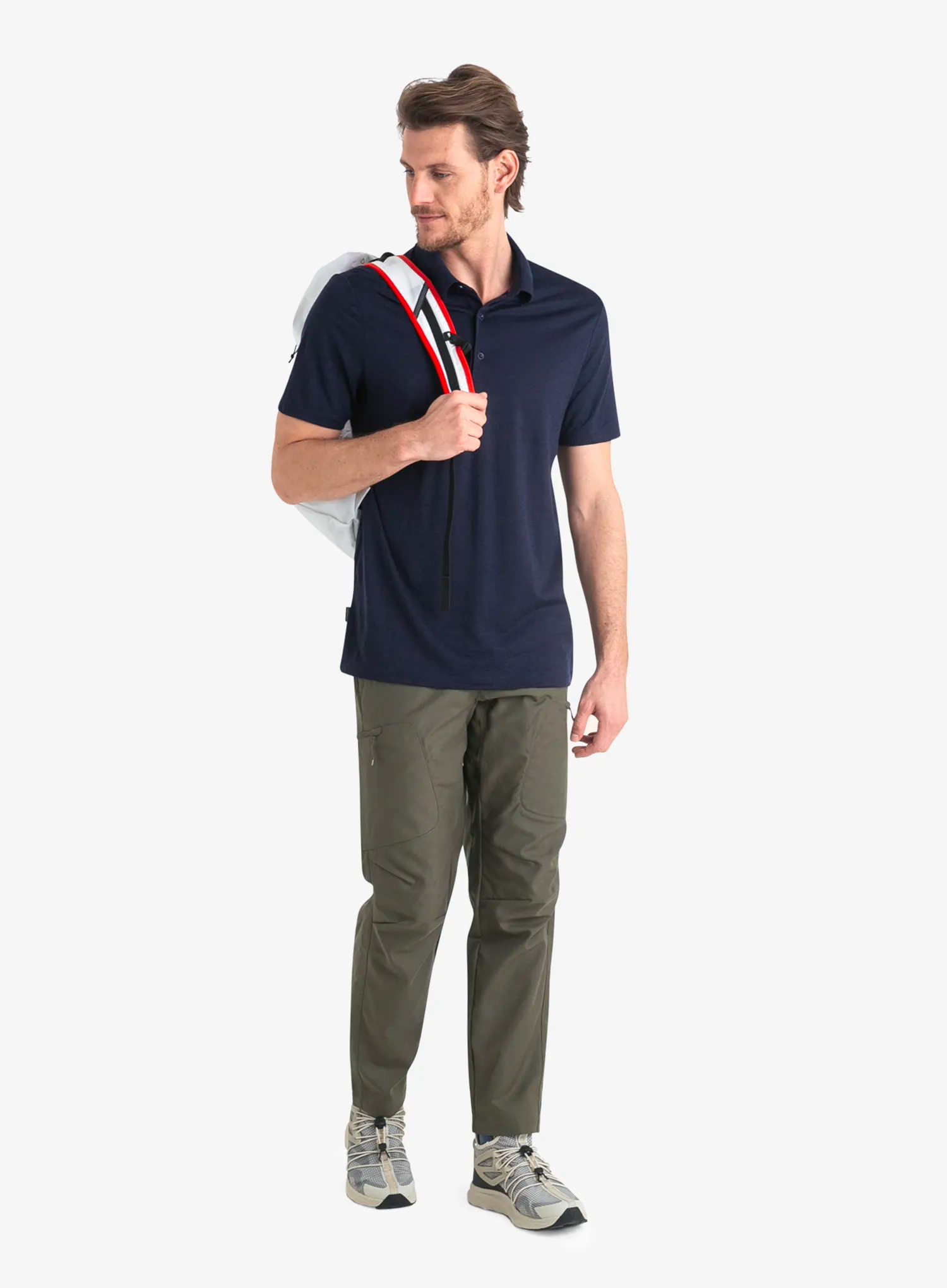Polokošile Icebreaker Merino 150 Tech Lite III SS Polo - midnight navy