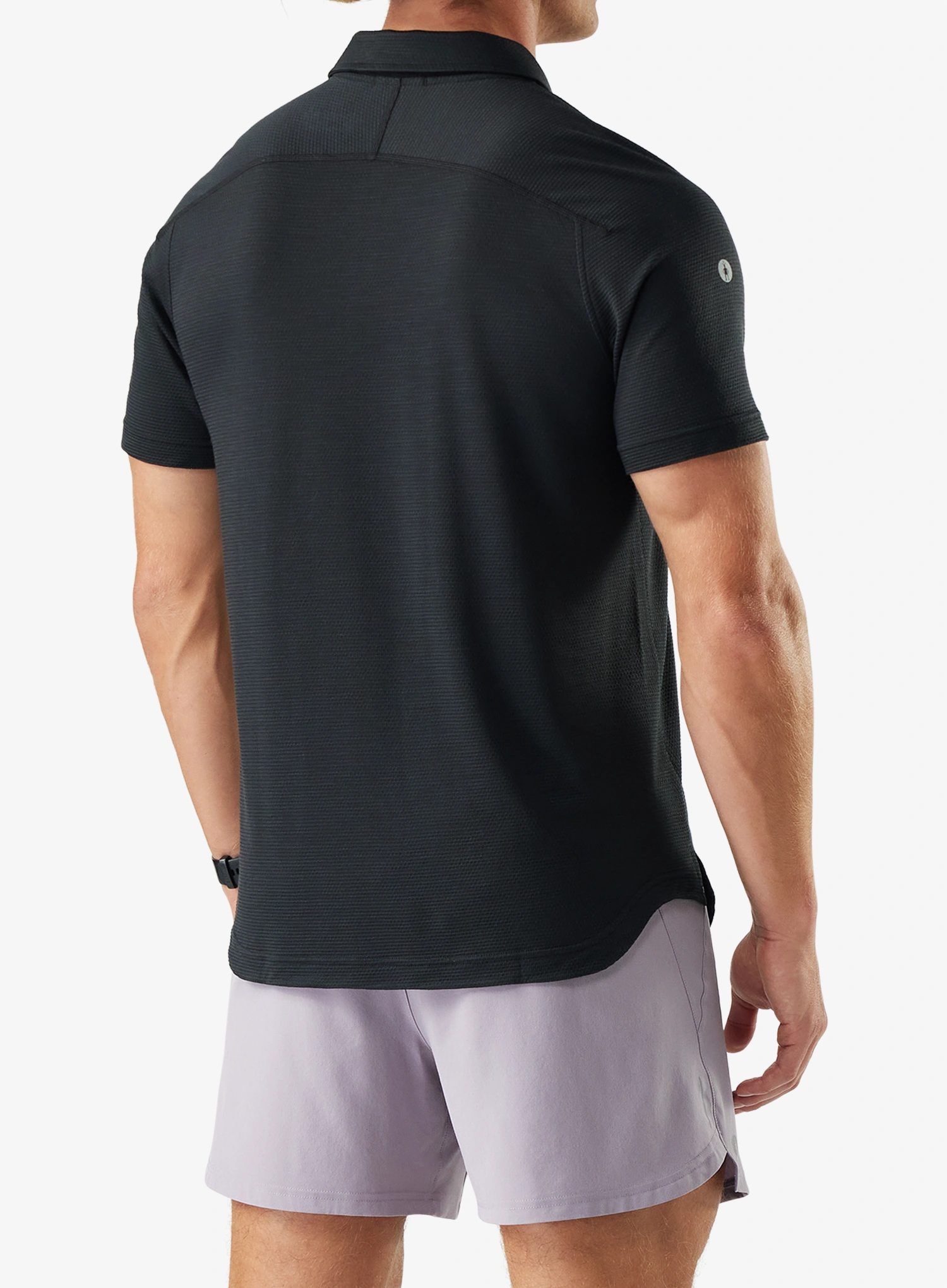 Polokošile Smartwool Active Mesh Polo - black