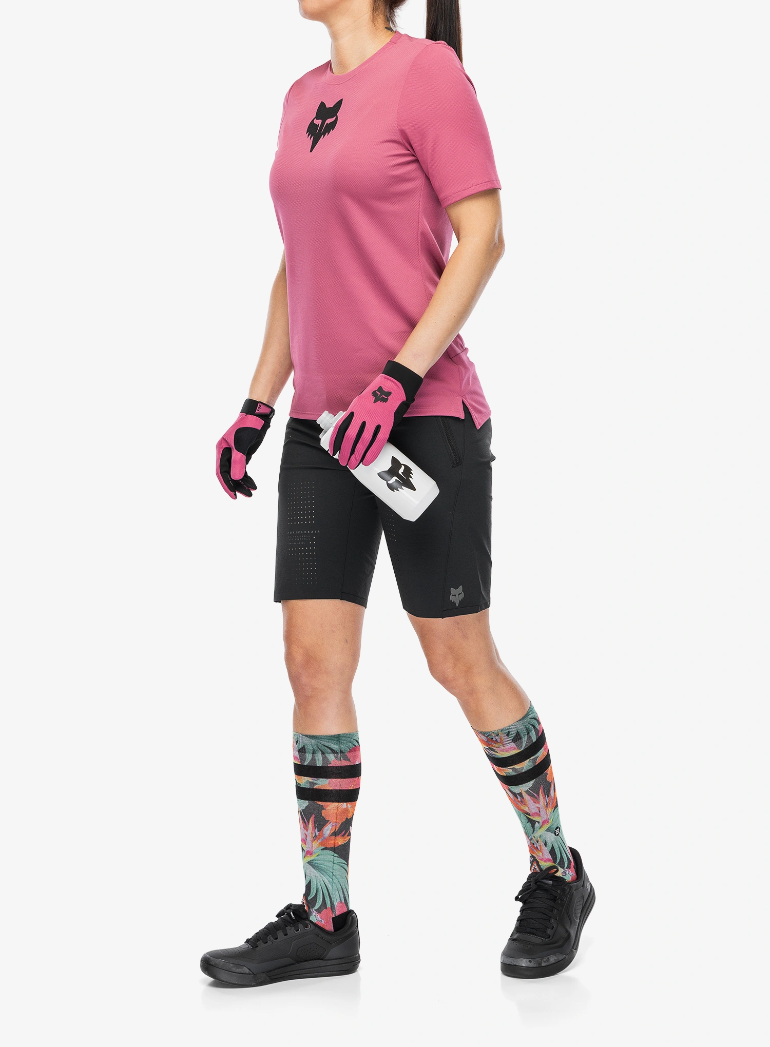 Dámské cyklistické triko Fox Ranger SS Jersey Fox Head - berry