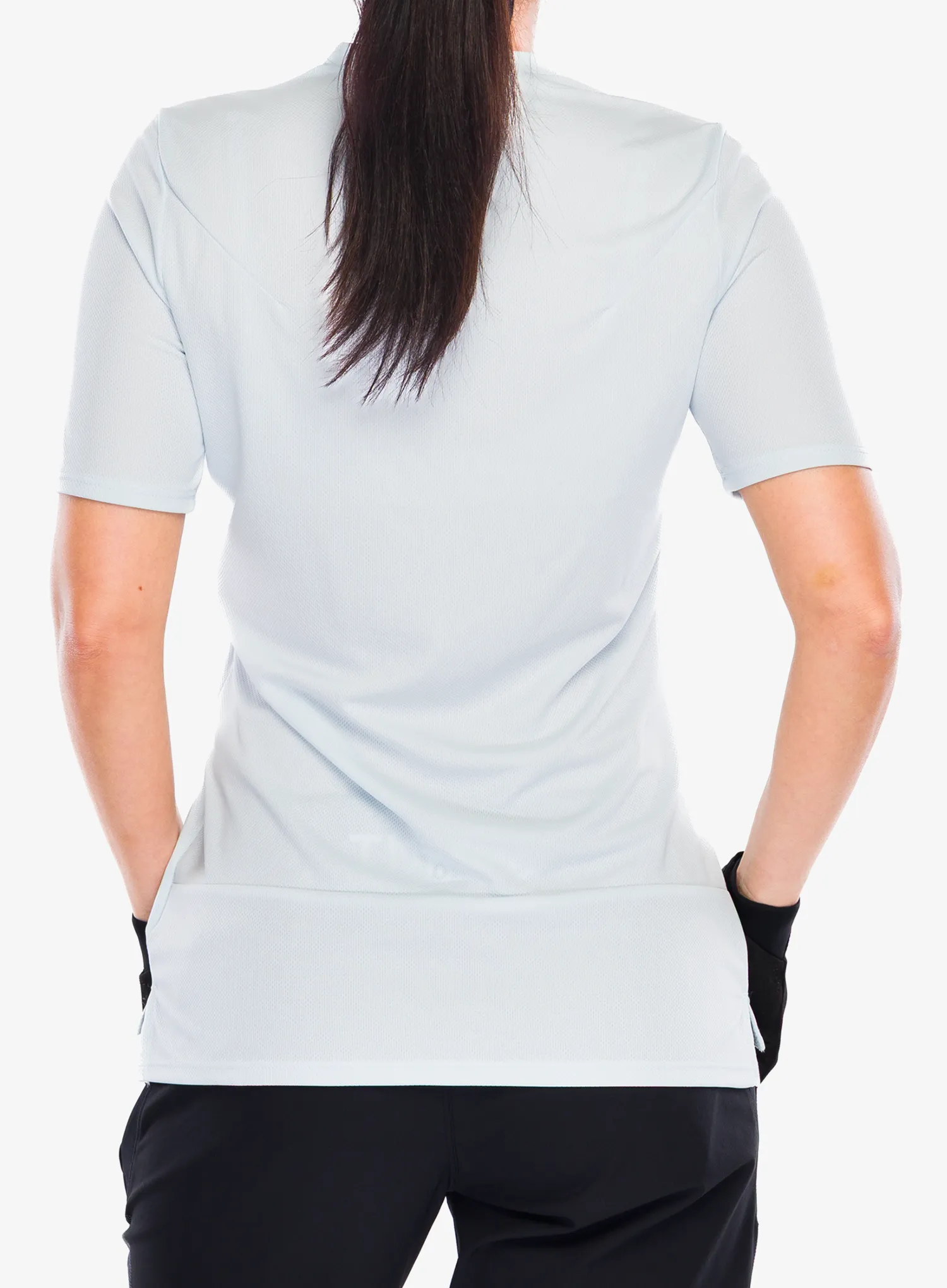 Dámské cyklistické triko Fox Ranger SS Jersey Fox Head - pale blue
