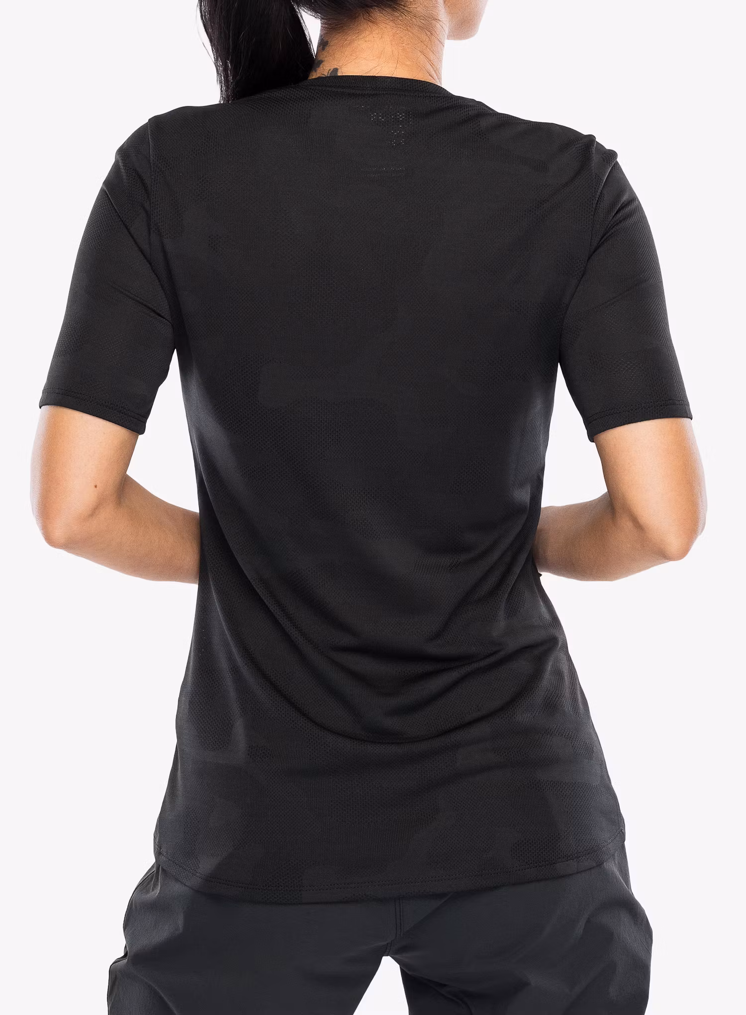 Dámské cyklistické triko Fox Ranger Tru Dri SS Jersey - black