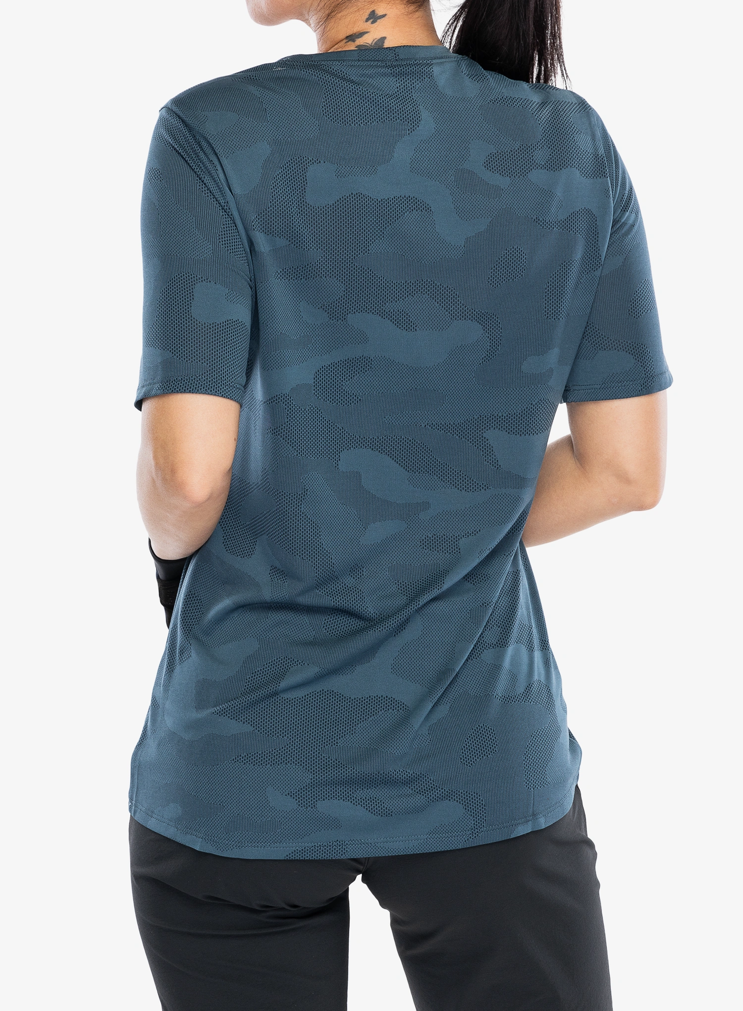 Dámské cyklistické triko Fox Ranger Tru Dri SS Jersey - dark vintage