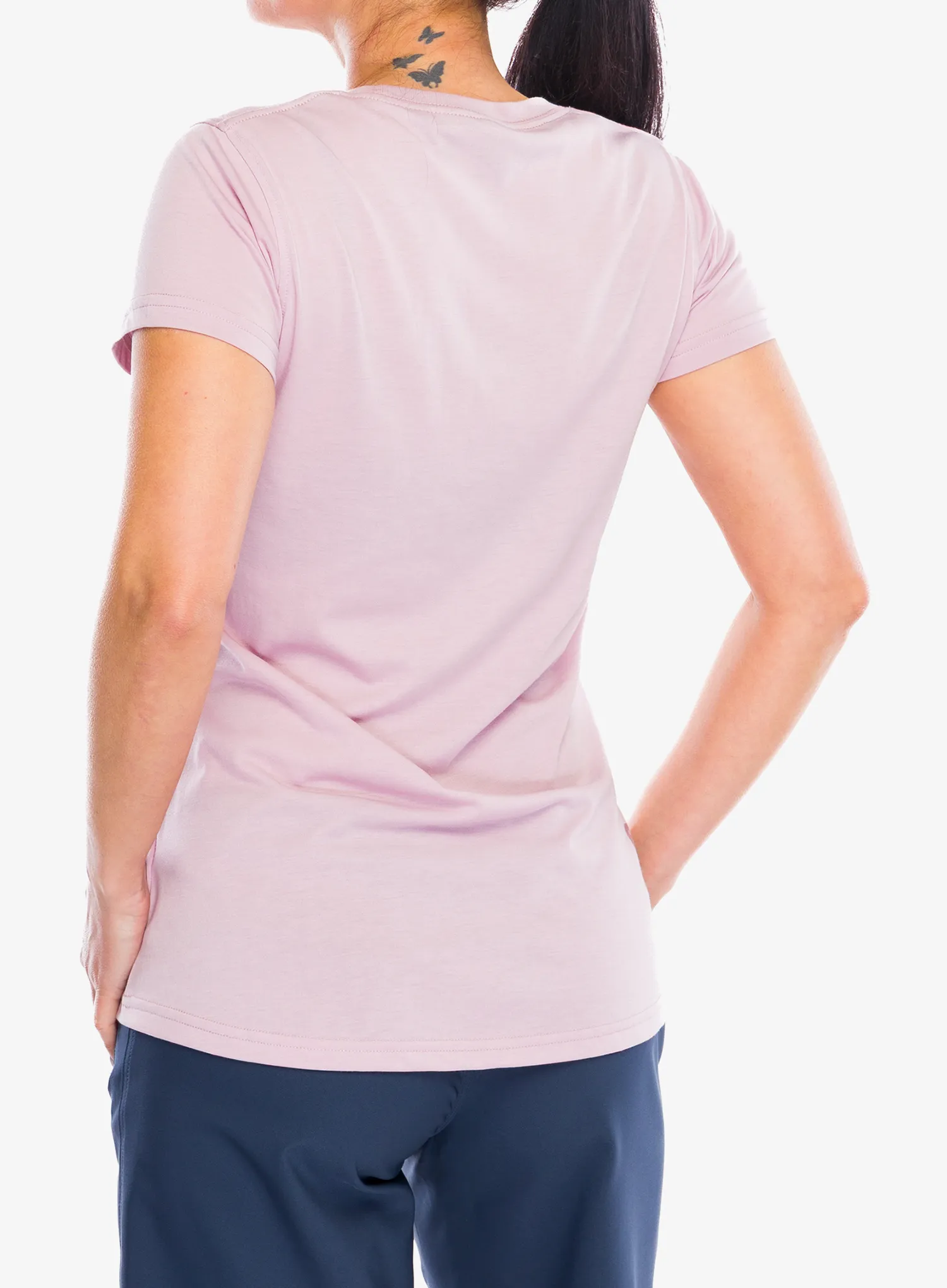 Dámský cyklistický dres ION Logo SS DR - dark lavender