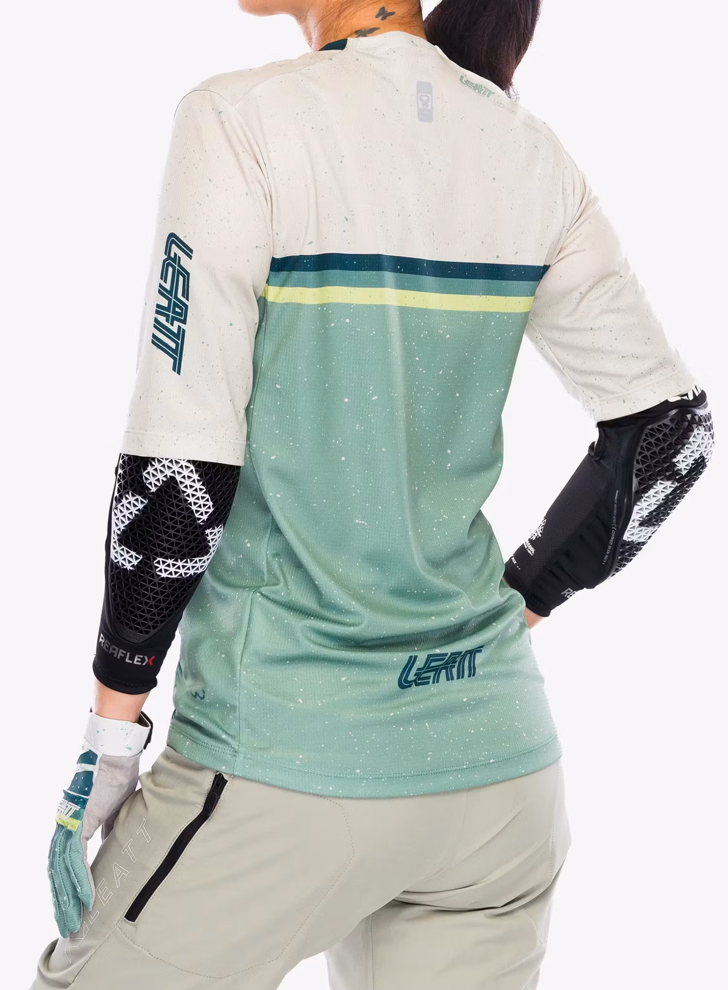 Dámské cyklistické triko Leatt Jersey MTB Enduro 3.0 - pistachio/pistachio