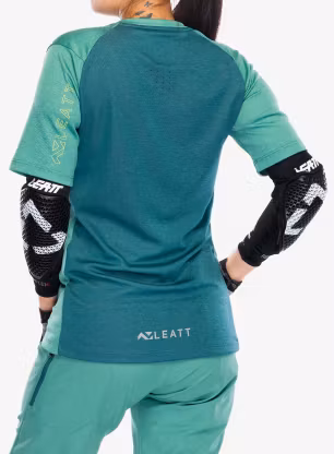 Dámské cyklistické triko Leatt Jersey MTB Trail 2.0 - lagoon