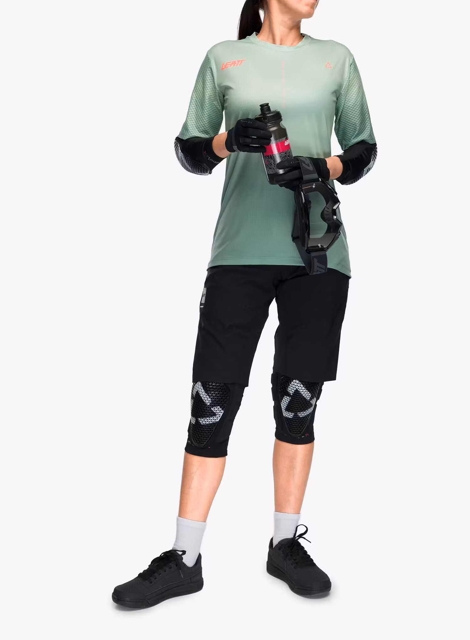 Dámské cyklistické triko Leatt MTB Trail 3.0 - mist green