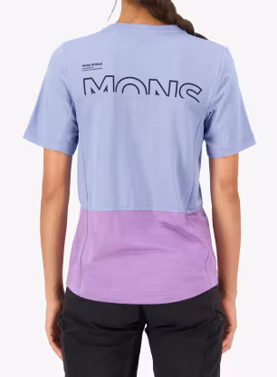 Dámské cyklistické triko Mons Royale Tarn Merino T-Shirt - skyline/bloom