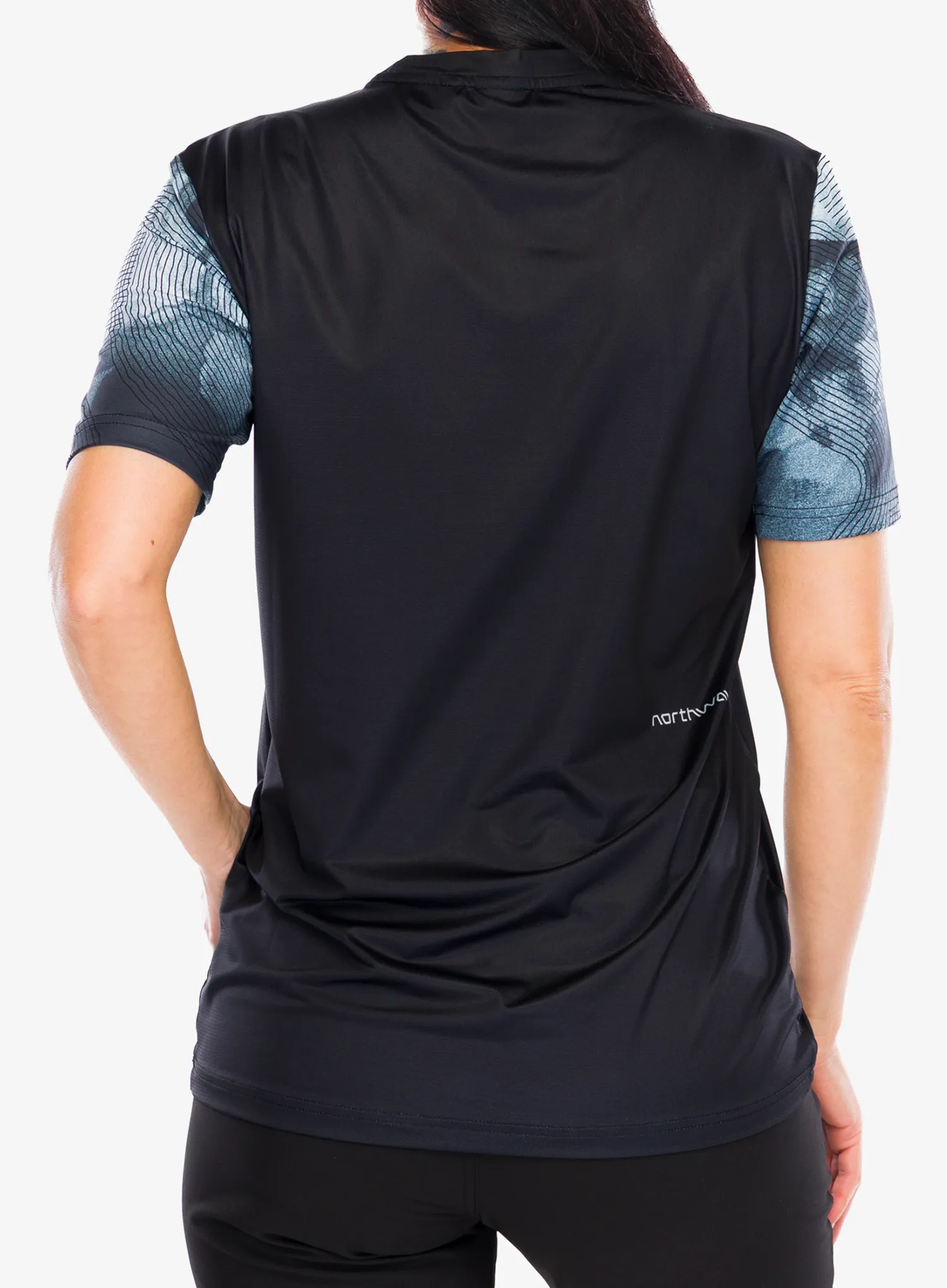 Dámské cyklistické triko Northwave Xtrail 2 Woman Jersey Short Sleeve  - black